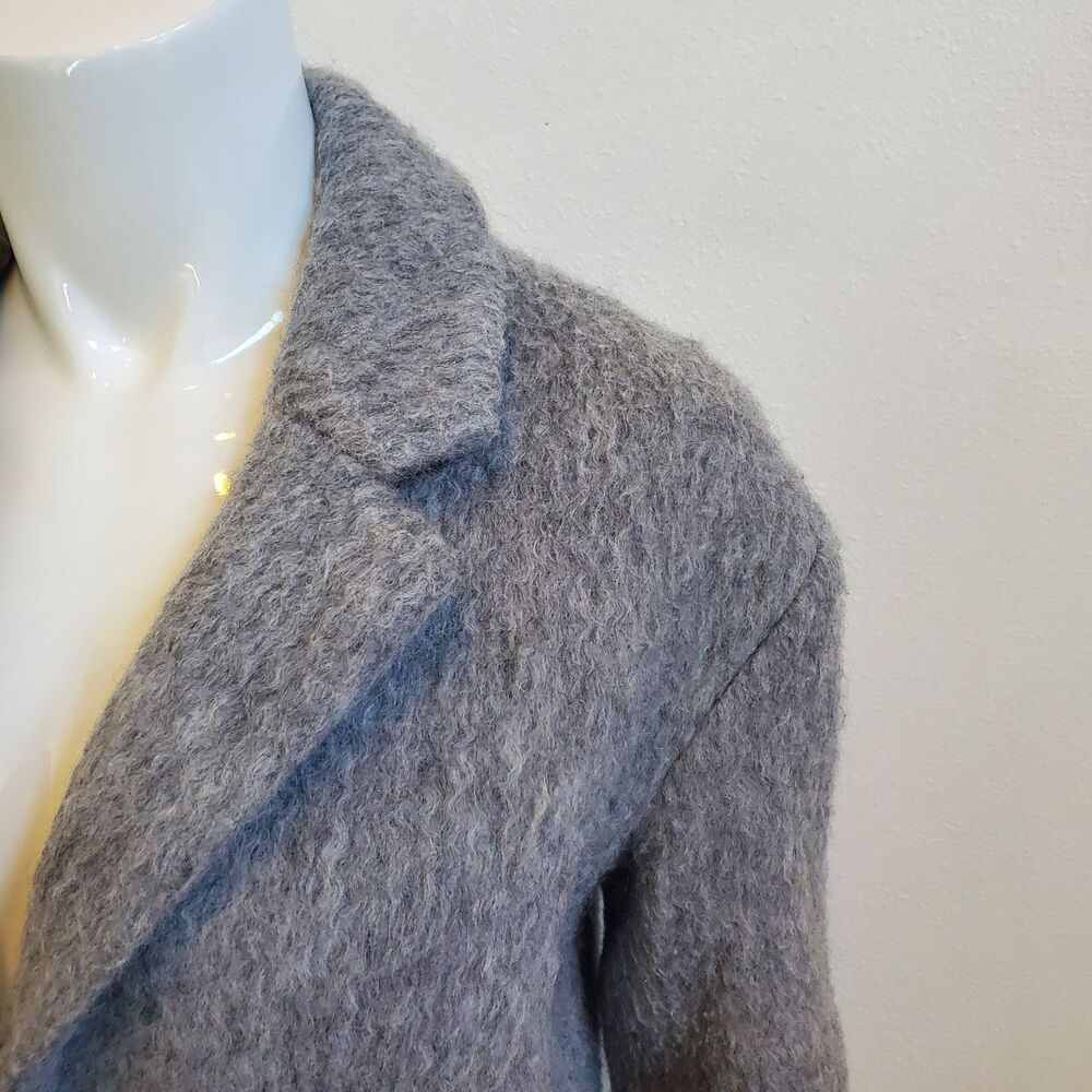 Express Gray Wool Coat - Picture 6 of 9